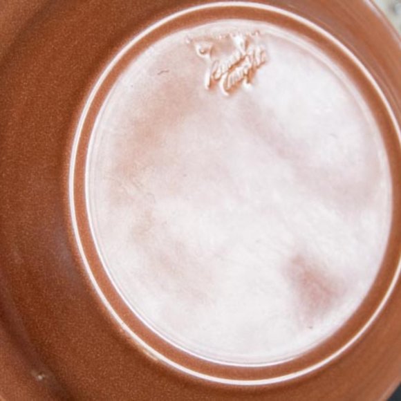 MCM Sterling China by Russel Wright Ripe Apricot Color One 10" Dinner Plate - Picture 10 of 16